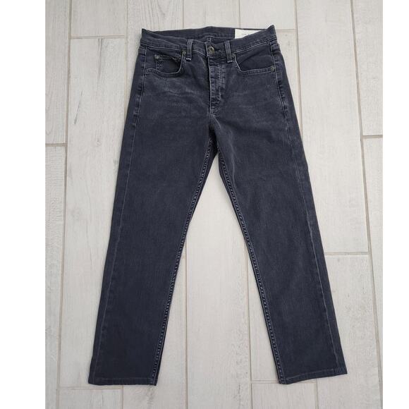 rag & bone Other - Rag & Bone Jeans 29x25 Fit 2 Slim Denim Pants Button Fly Black Cotton Stretch